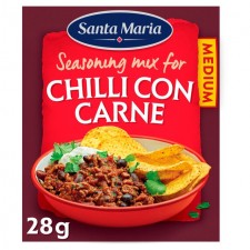 Santa Maria Chilli con Carne Seasoning Mix 28g