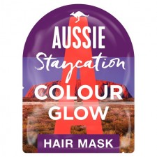 Aussie Staycation Hair Mask and Cap Colour Glow Ayers Rock 20ml