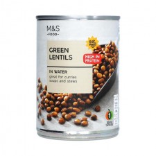 Marks and Spencer Green Lentils in Water 400g