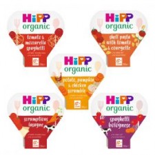 Hipp Organic Baby Food Tray Assortment 12 Trays Including Meat 12+ Months