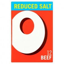 Oxo Reduced Salt Cubes Beef 12 Pack