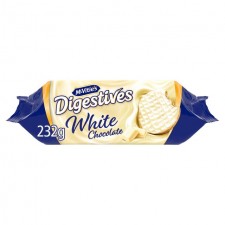 McVities White Chocolate Digestives Biscuits 232g