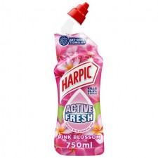Harpic Active Fresh Cleaning Gel Pink Blossom 750ml