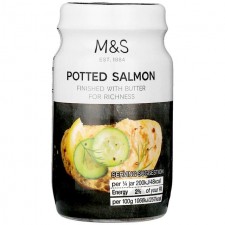Marks and Spencer Potted Salmon Paste 75g jar