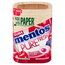 Mentos Gum Pure Fresh Cherry Chewing Gum 50 Pieces