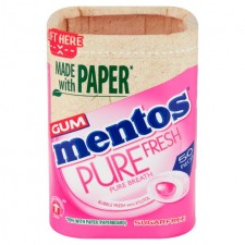 Mentos Gum Pure Fresh Bubble Fresh Chewing Gum 50 Pieces