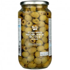 Marks and Spencer Pitted Green Hojiblanca Olives in Brine 920g