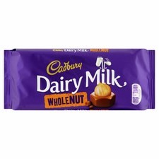 Cadbury Whole Nut Chocolate 120g