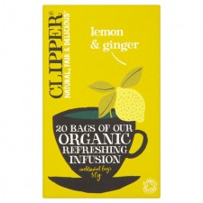 Clipper Organic Lemon and Ginger Infusion 20 Teabags