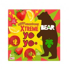 Bear Pure Fruit Yoyos Super Sour Strawberry and Apple 5 x 20G