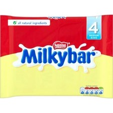 Nestle Milkybar White Chocolate 4x25g bars