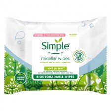 Simple Kind To Skin Micellar Cleansing Facial Wipes 20s