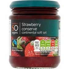 Sainsburys So Organic Strawberry Conserve 340g