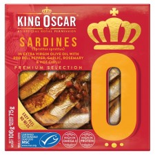 King Oscar Brisling Sardines Rosemary And Chilli 106g