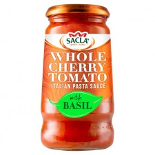 Sacla Whole Cherry Tomato and Basil Pasta Sauce 350g