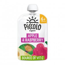Piccolo Organic Raspberry and Apple with Soaked Oats 100g