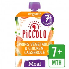 Piccolo Organic Spring Vegetables and Chicken with Rice and Tarragon 130g