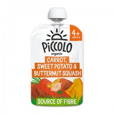 Piccolo Organic Carrot Squash and Sweet Potato with hint of Parsley 100g
