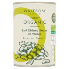 Waitrose Duchy Organic Kidney Beans in Water 400g