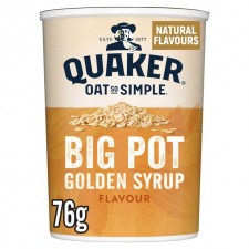 Quaker Oat So Simple Smooth Golden Syrup 76g Big Pot
