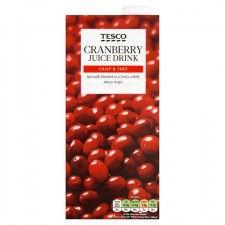 Tesco Cranberry Juice Drink 1 Litre Carton