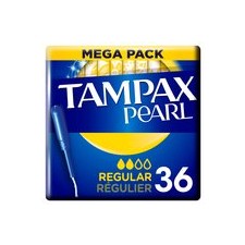 Tampax Pearl Regular Applicator Tampons 36 per pack