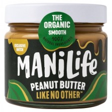 Manilife Organic Smooth Peanut Butter 275g