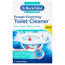 Dr Beckmann Power Foaming Toilet Cleaner Lemon 3 x 100g