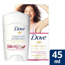 Dove Maximum Protection Pomegranate and Lemon Verbena Cream 45ml 