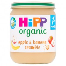 Hipp 7 Month Organic Apple and Banana Crumble 160g