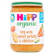 Hipp 7 Month Organic Veg with Sweet Potato and Chicken 160g