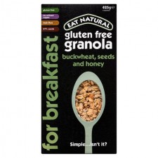 Eat Natural Gluten Free Buckwheat Seeds And Honey Granola 425g