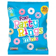 Foxs Mini Party Rings Mini Bags x6