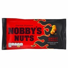 Nobbys Nuts Sweet Chilli Flavour Coated Peanuts 20x40g carded