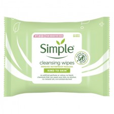 Simple Kind To Skin Cleansing Facial Wipes 25s