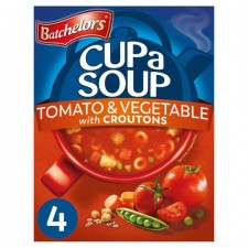 Batchelors Cup A Soup with Croutons Tomato and Vegetable 4 sachet