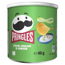 Retail Pack Pringles Sour Cream and Onion 12x40g