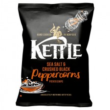 Kettle Chips Sea Salt And Black Peppercorns 130g