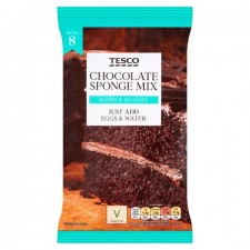 Tesco Chocolate Sponge Cake Mix 400g