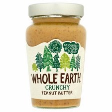 Whole Earth No Added Sugar Crunchy Peanut Butter 454g