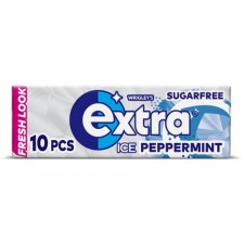 Retail Pack Wrigleys Extra Ice Gum Peppermint 10 Pieces 30 Pack