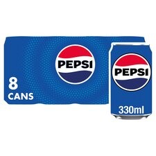 Pepsi Regular 8x330ml Cans