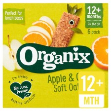 Organix 12 Month Goodies Organic Apple and Orange Cereal Bars 6 x 23g