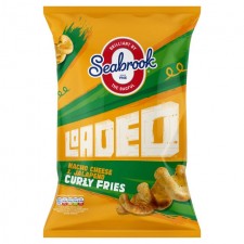 Seabrook Loaded Curly Fries Nacho Cheese and Jalapeno 100g