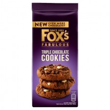 Foxs Chunkie Cookies Triple Chocolate 180g