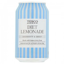 Tesco Diet Lemonade 330Ml