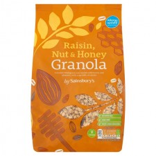 Sainsburys Raisin Nut and Honey Granola 1kg