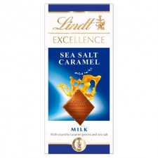 Lindt Excellence Milk Caramel with Sea Salt 100g