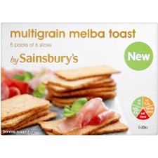 Sainsburys Multigrain Melba Toast 100g