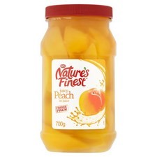 Natures Finest Peach Slices in Juice 700g